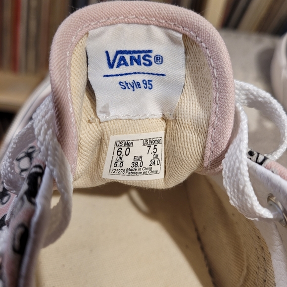 RARE Vans Era 95 DX Anaheim Factory OG Panda / OG Pink - Picture 11 of 12